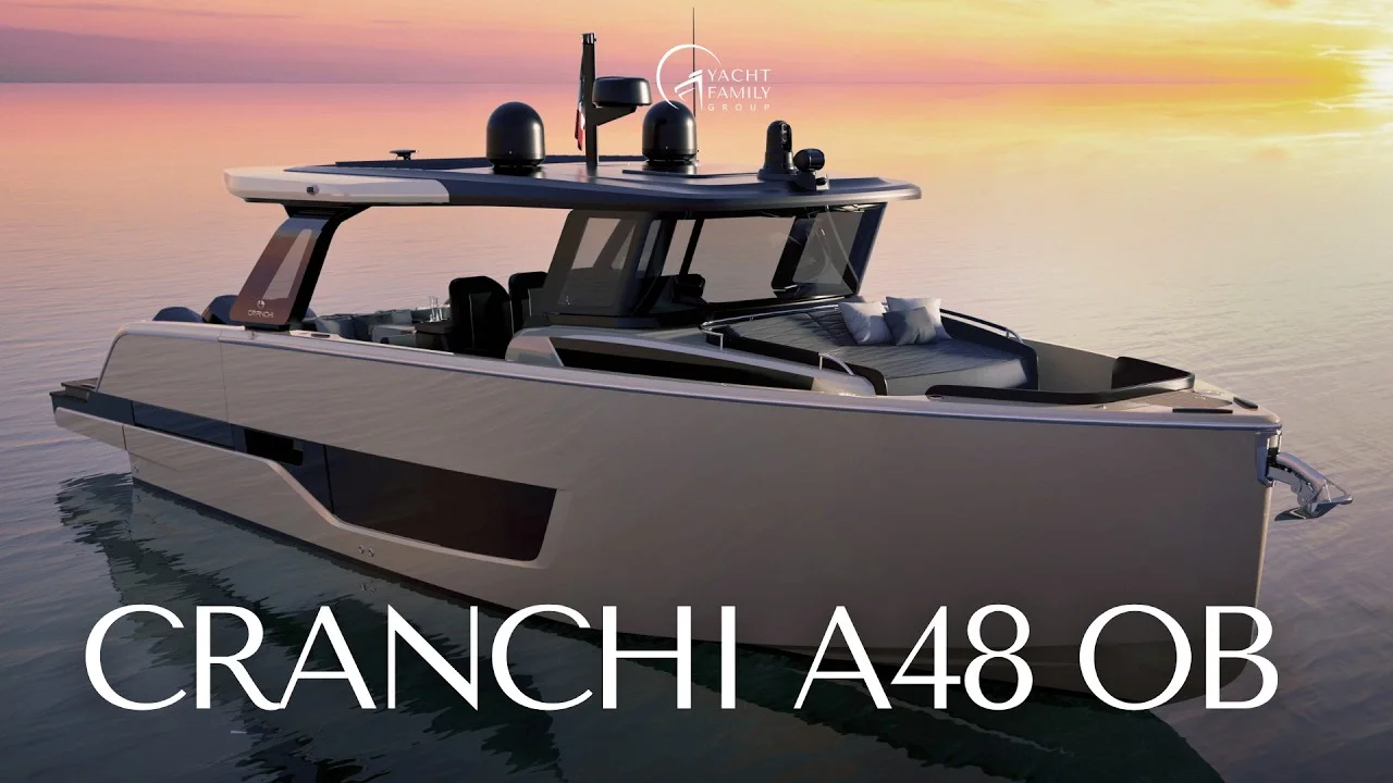 Cranchi A48 O/B и A32 O/B: две новинки с подвесными моторами