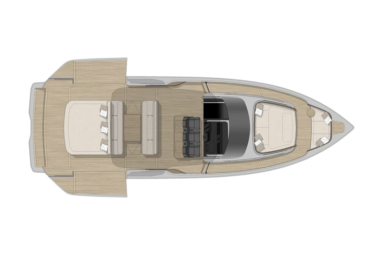 Главная палуба Cranchi A46 Luxury Tender